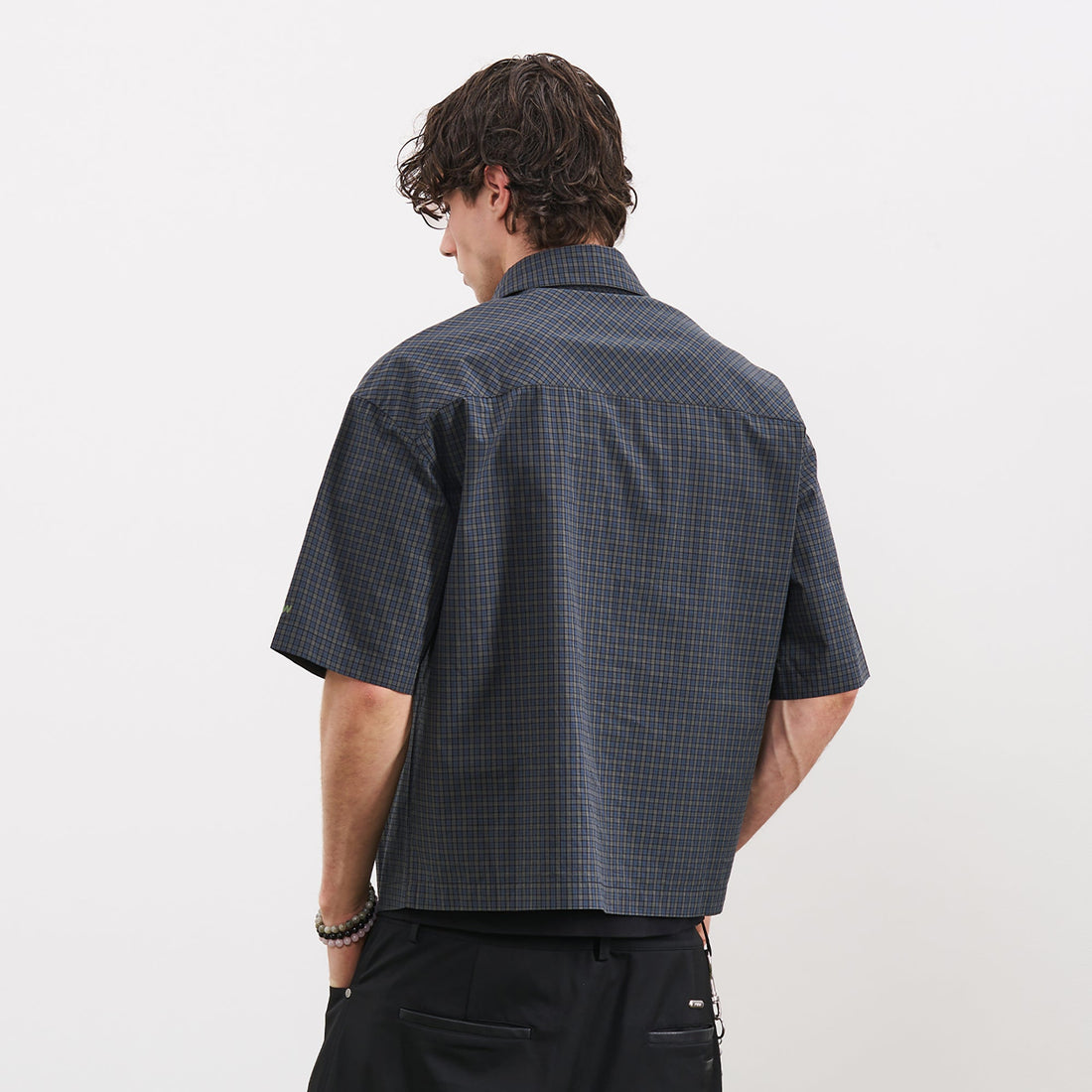 PMW Retro Plaid Short-Sleeve Shirt-Shirt-S-Free Shipping Leatheretro