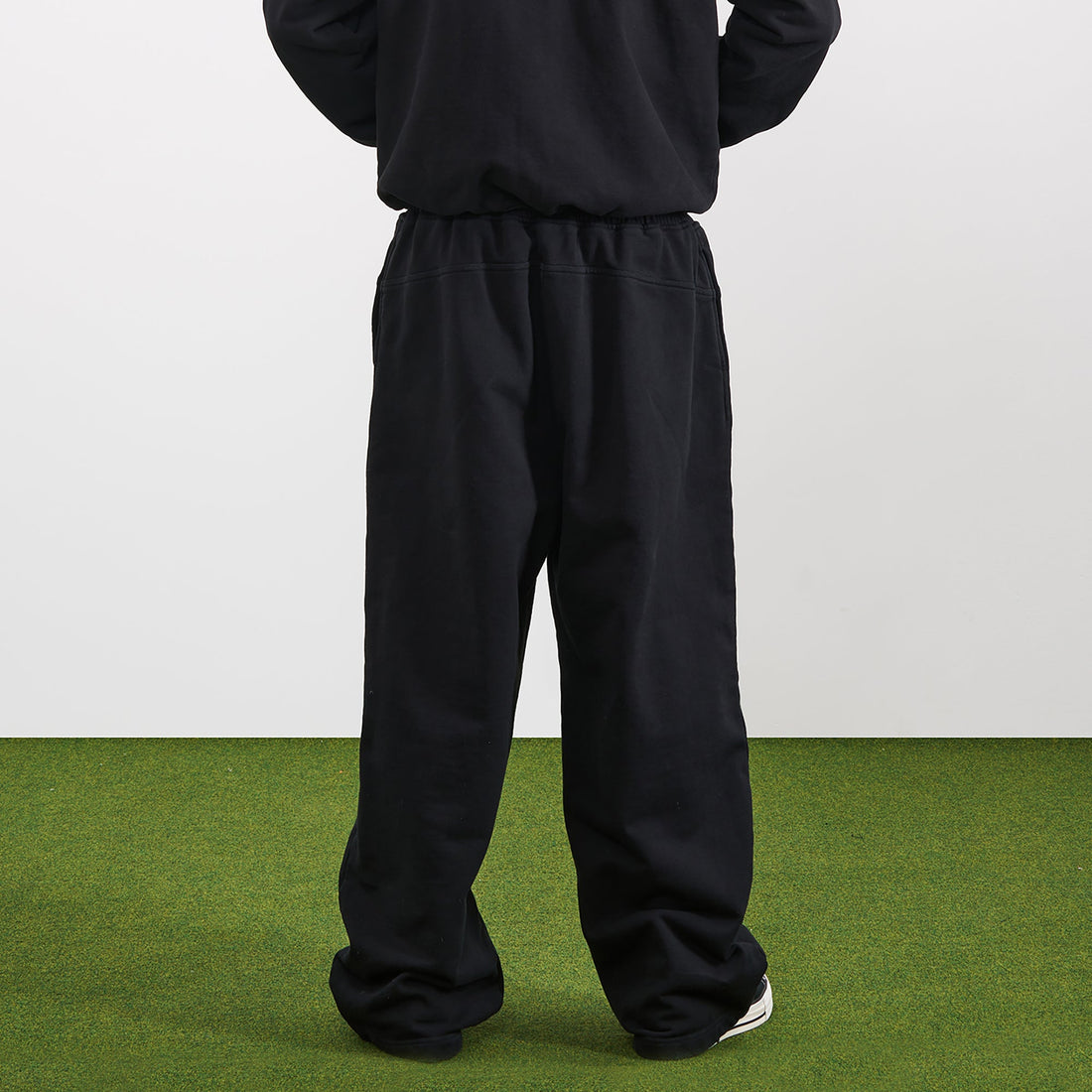 PMW Oversized Curved Wide-Leg Sweatpants-Pants-S-Free Shipping Leatheretro