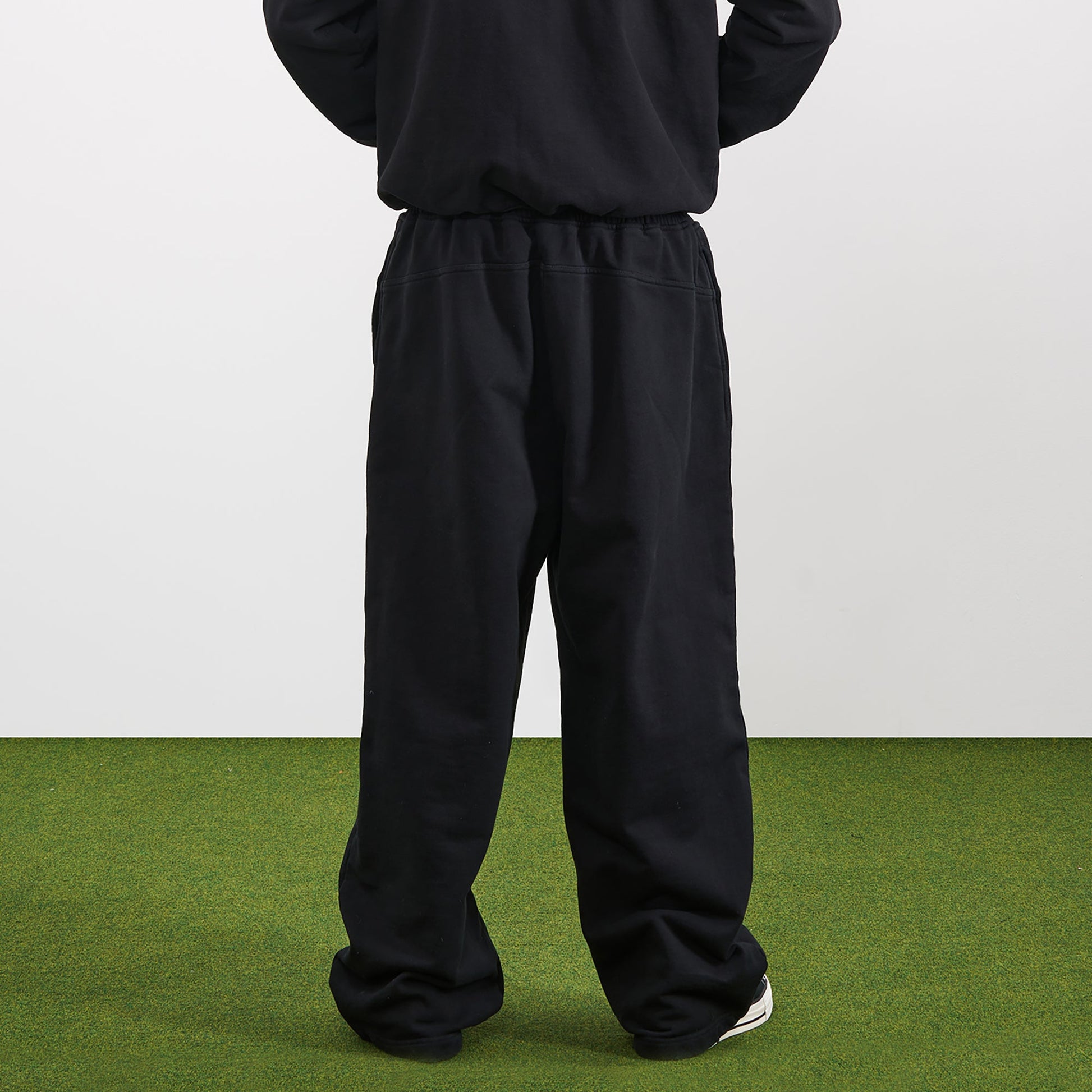 PMW Oversized Curved Wide-Leg Sweatpants-Pants-S-Free Shipping Leatheretro
