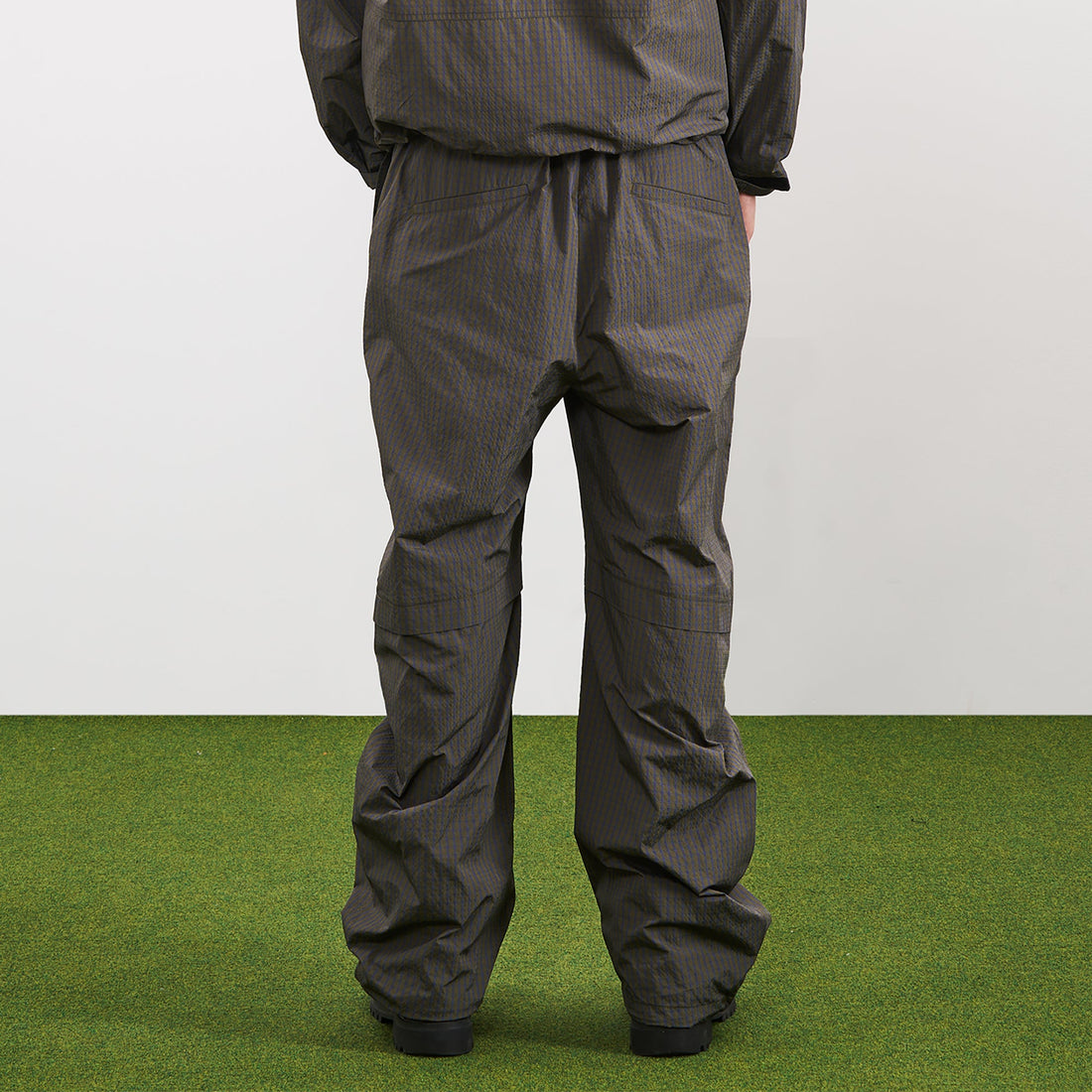 PMW Water-Resistant Plaid Drawstring Pants-Pants-S-Free Shipping Leatheretro