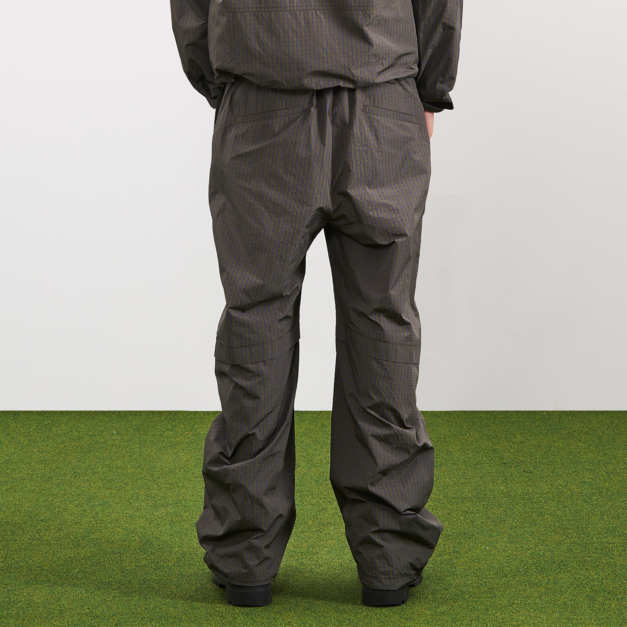PMW Water-Resistant Plaid Drawstring Pants-Pants-S-Free Shipping Leatheretro
