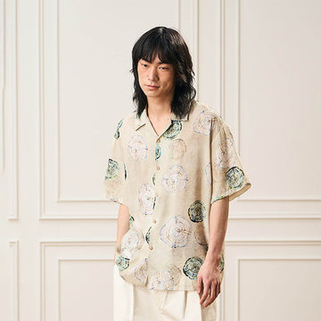 EPIC POETRY The Log Cuban Half Shirt-Half shirt-S-Free Shipping Leatheretro