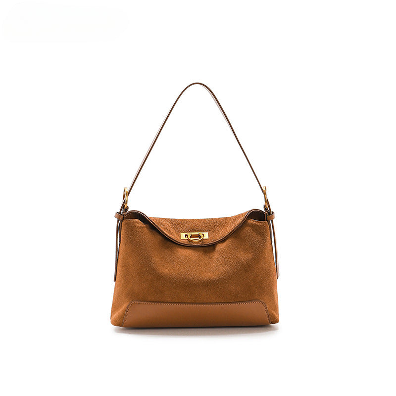 Genuine Leather Handbag for Women-handbags-Brown-Free Shipping Leatheretro