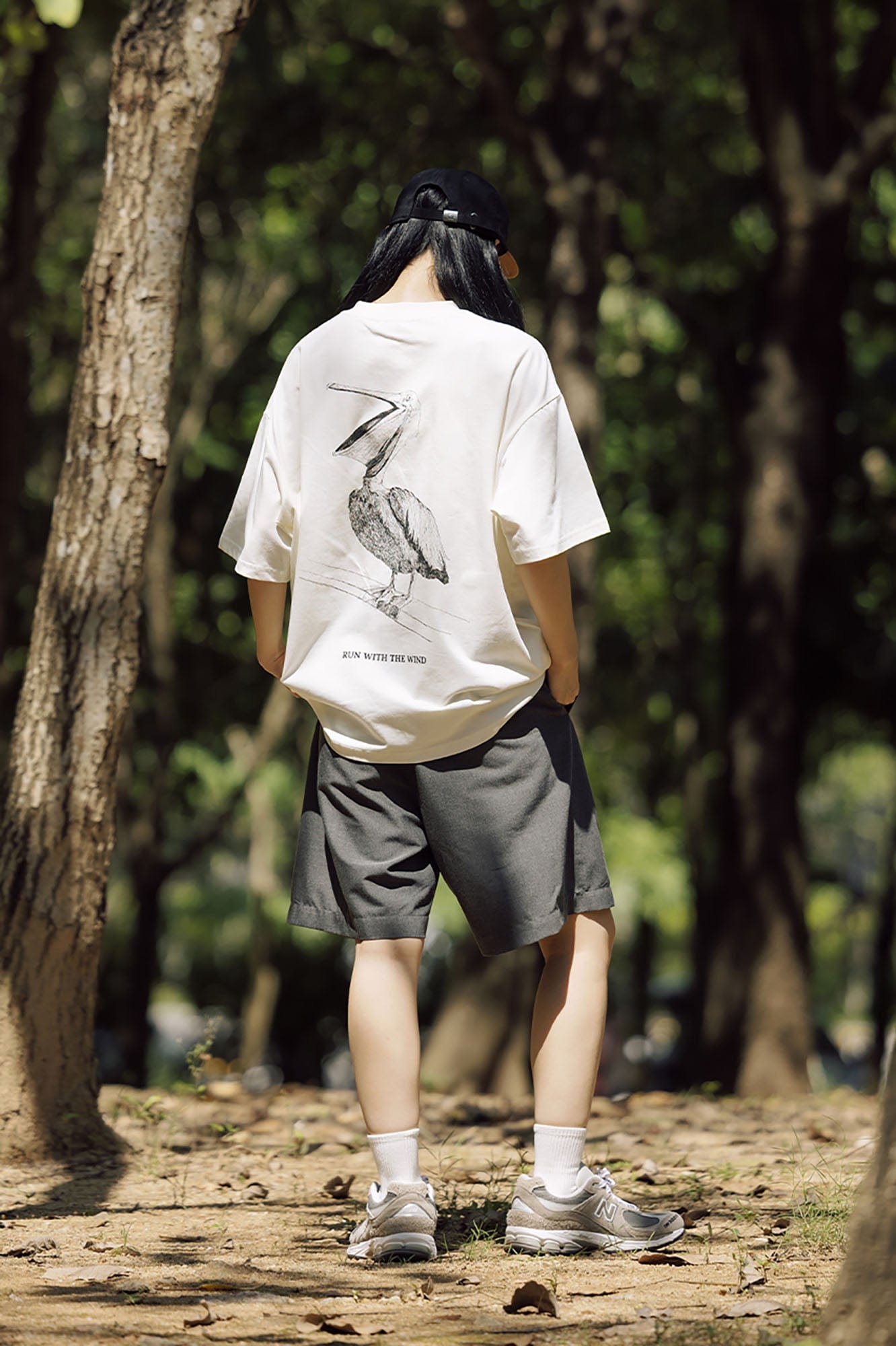 BANANA CLUB Wild Animal Graphic Sorona Oversized T-Shirt-T Shirt-S-Grizzlies-Free Shipping Leatheretro