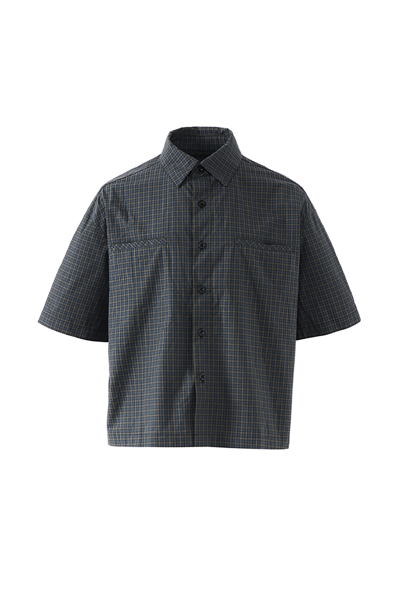 PMW Retro Plaid Short-Sleeve Shirt-Shirt-S-Free Shipping Leatheretro