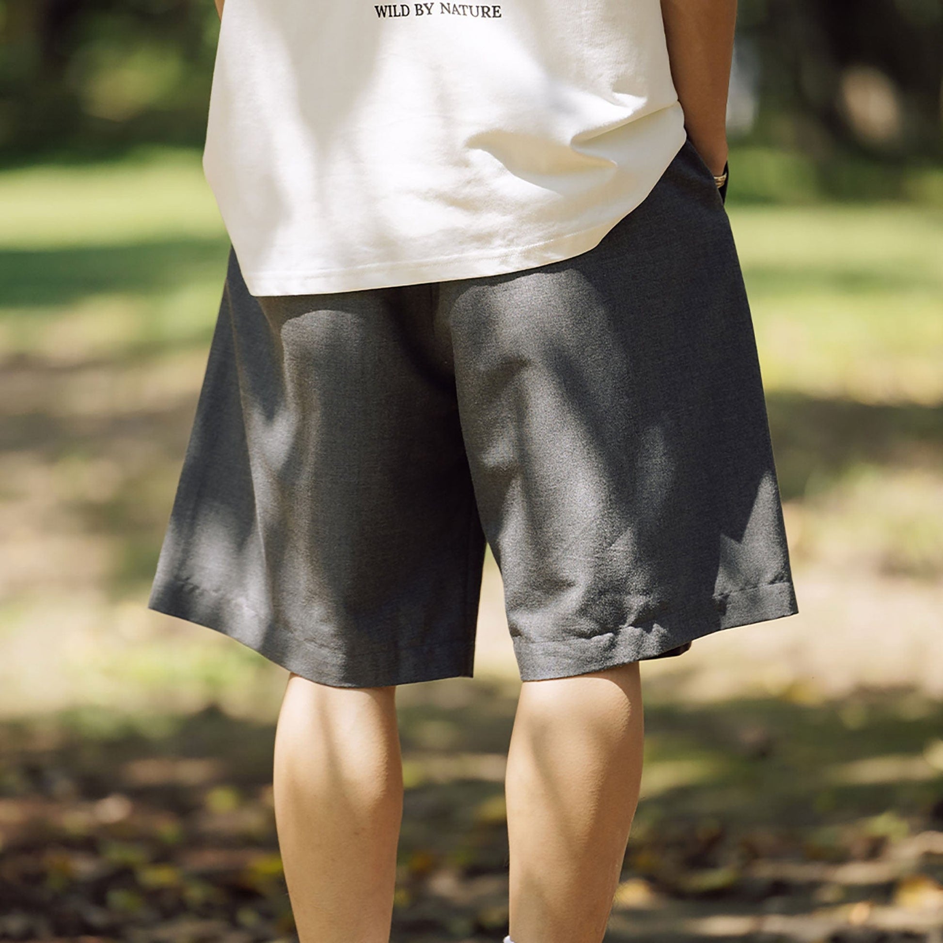 BANANA CLUB Pleated Quick-Dry Shorts-Shorts-S-Free Shipping Leatheretro