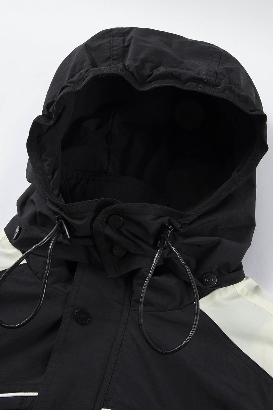 F2CE Deconstructed Detachable-Hood Color-Block Windbreaker-Jacket-S-No Fleece-Free Shipping Leatheretro