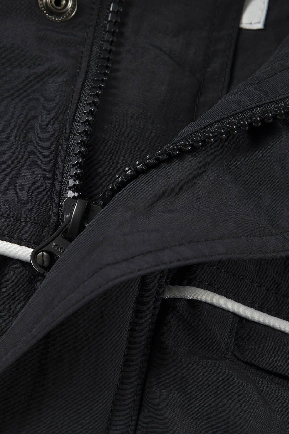 F2CE Deconstructed Detachable-Hood Color-Block Windbreaker-Jacket-S-No Fleece-Free Shipping Leatheretro