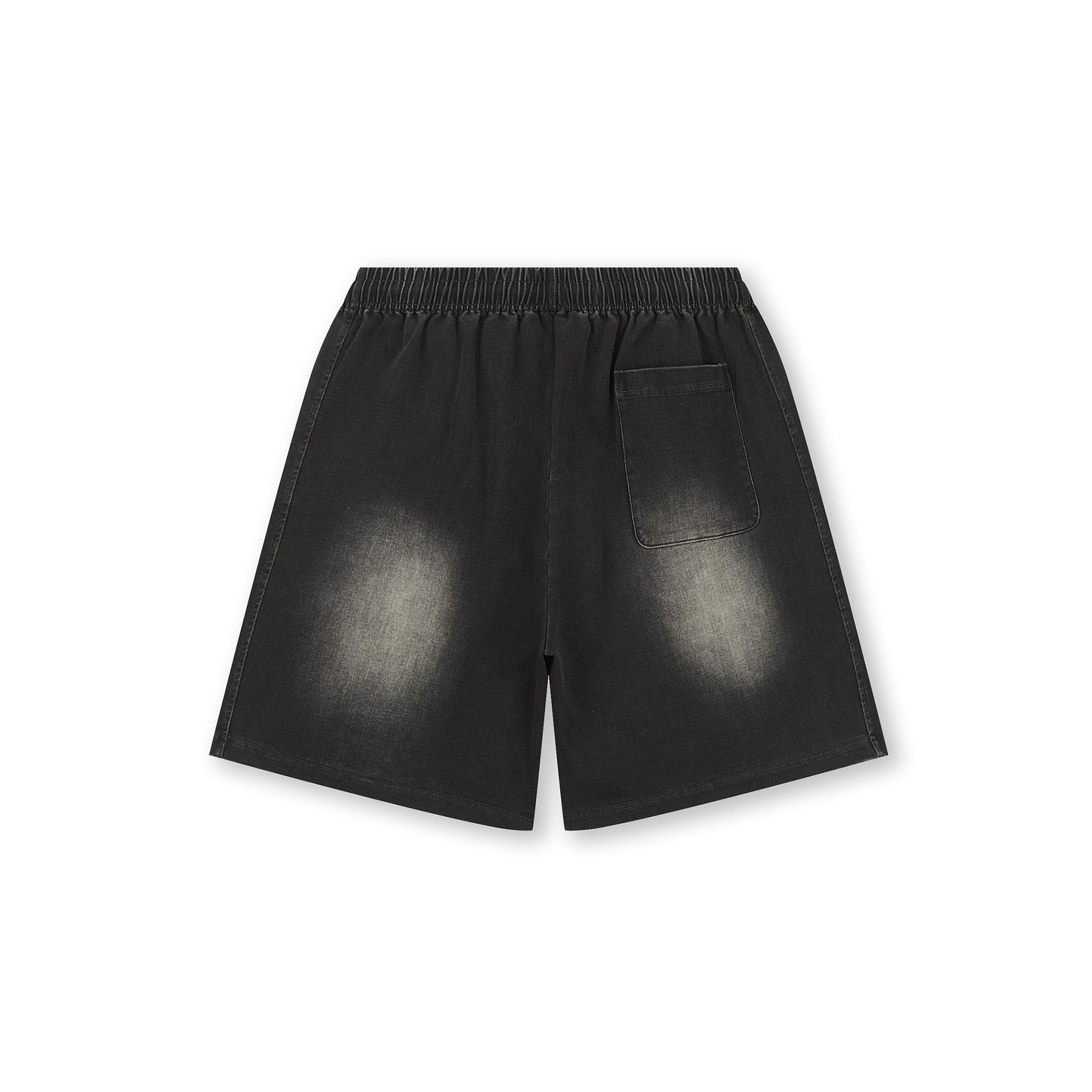 BONELESS Washed Embroidered LOGO Drawstring Shorts-Shorts-S-Free Shipping Leatheretro