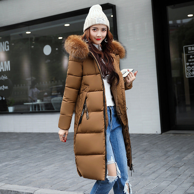 Fashion Women Winter Cotton Outerwear-Outerwear-Caramel-M-Free Shipping Leatheretro