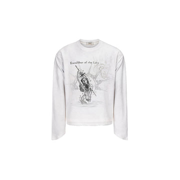 ESAIAS Excalibur Graphic Tapered Cuff Long-Sleeve Tee-L/S Tee-S-Free Shipping Leatheretro