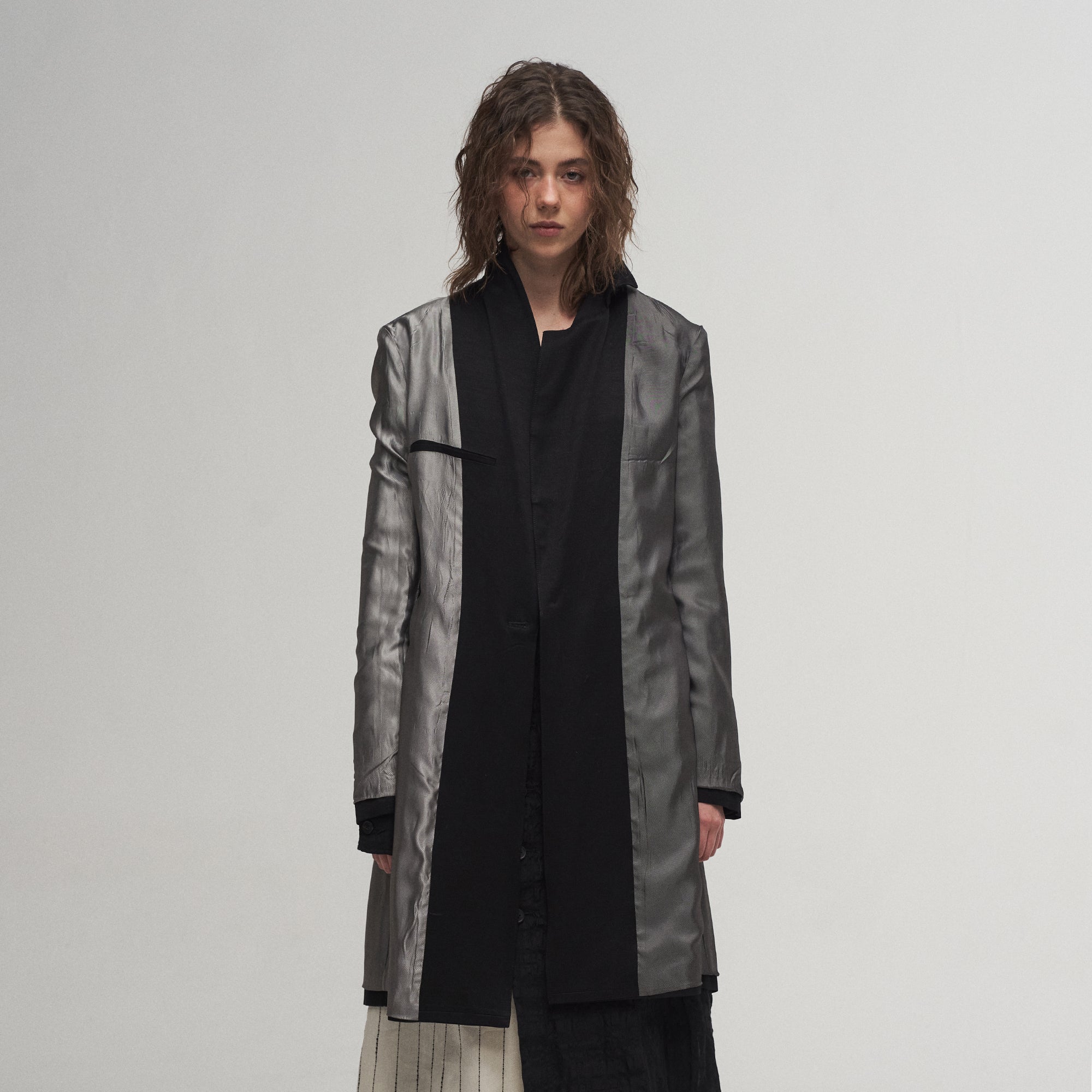 ILNya Nieternite Nifutur Reversible Armor-Sleeve Longline Blazer-Jacket-S(0) (Preorder)-Free Shipping Leatheretro