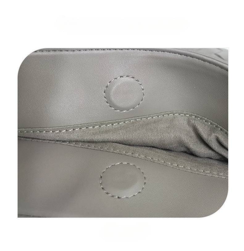 Handwoven Leather Crossbody Bag-Handbags-Green-Free Shipping Leatheretro