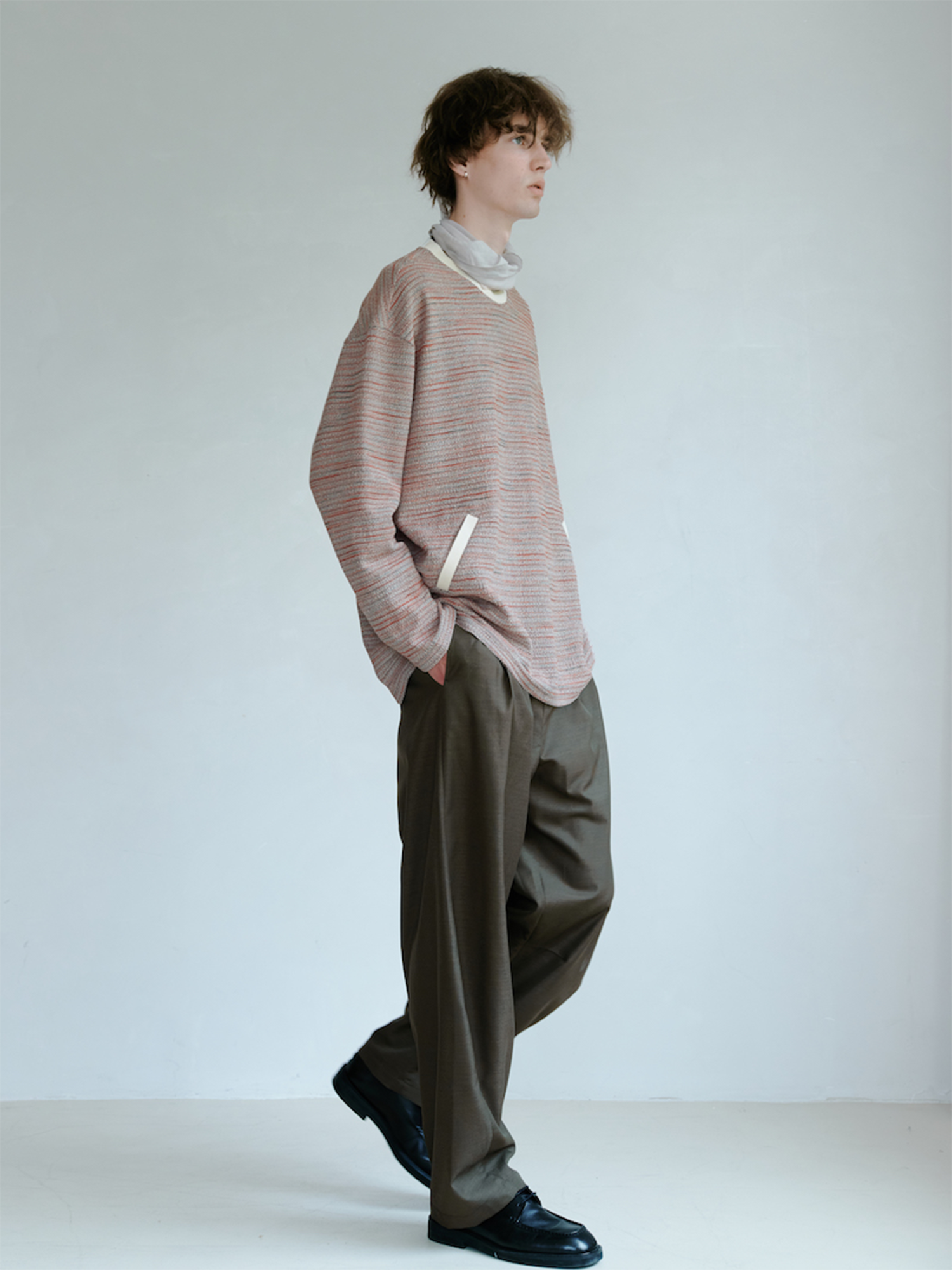 GRAINMUSTARD Retro Pleated High-Waist Wide-Leg Trousers-Pants-XS (Preorder)-Green-Free Shipping Leatheretro