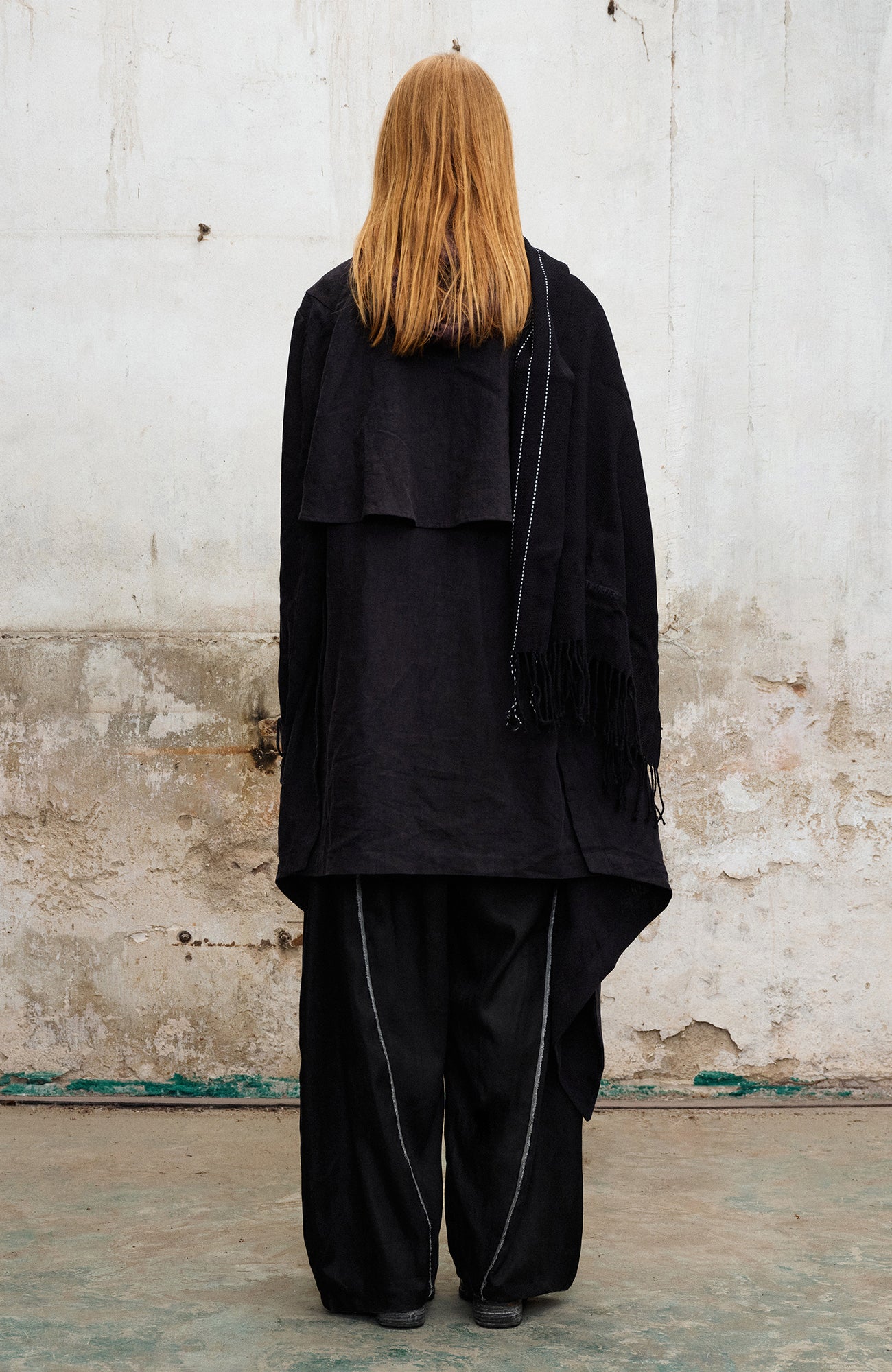 ILNya Nieternite Nifutur Mohair-Blend Hooded Longline Shirt-Shirt-S(0)-Free Shipping Leatheretro