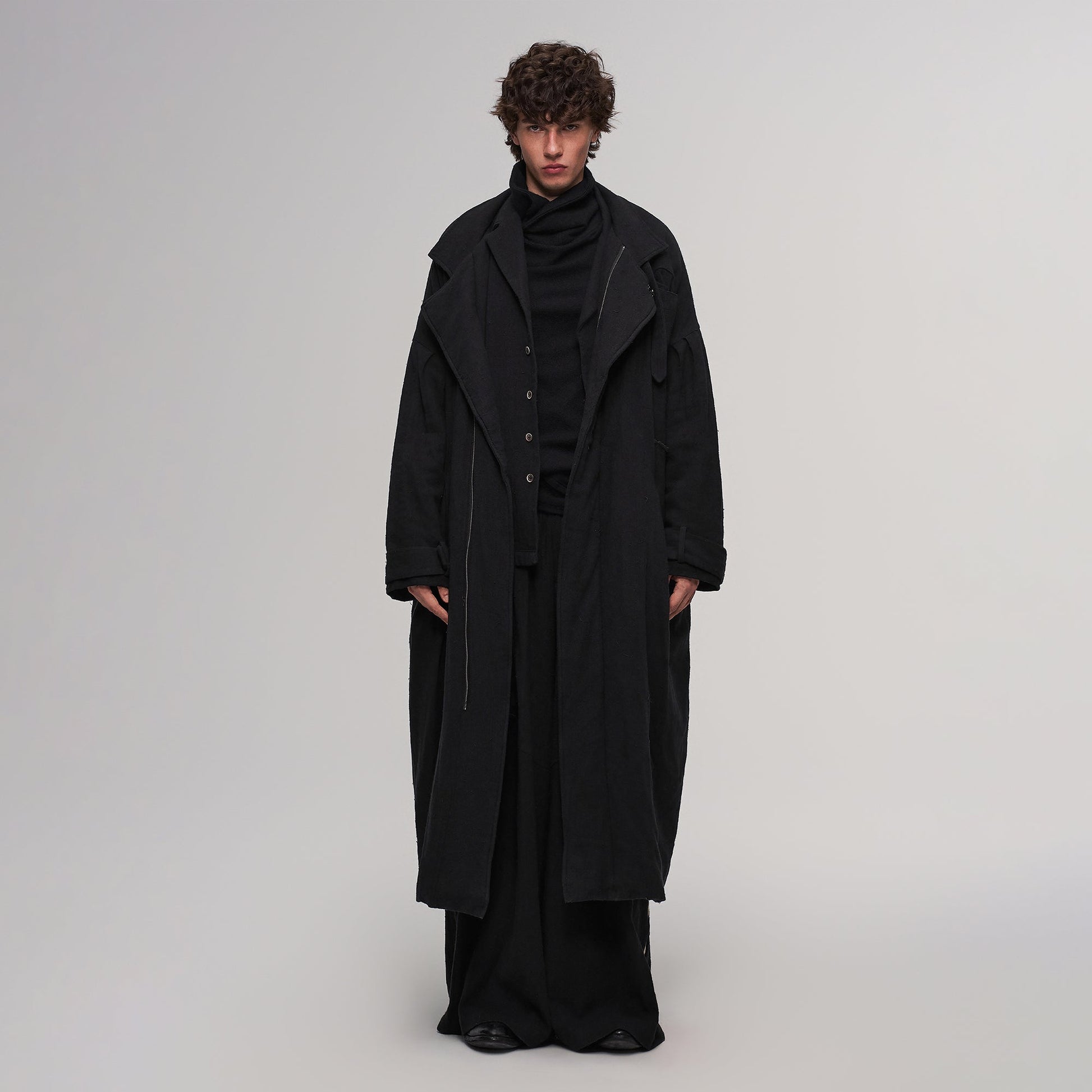 ILNya Nieternite Nifutur Essential Linen-Blend Oversized 3M Coat-Jacket-S(0)-Free Shipping Leatheretro