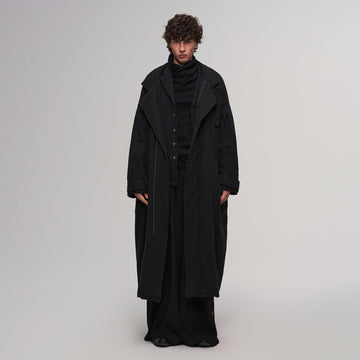 ILNya Nieternite Nifutur Essential Linen-Blend Oversized 3M Coat-Jacket-S(0)-Free Shipping Leatheretro