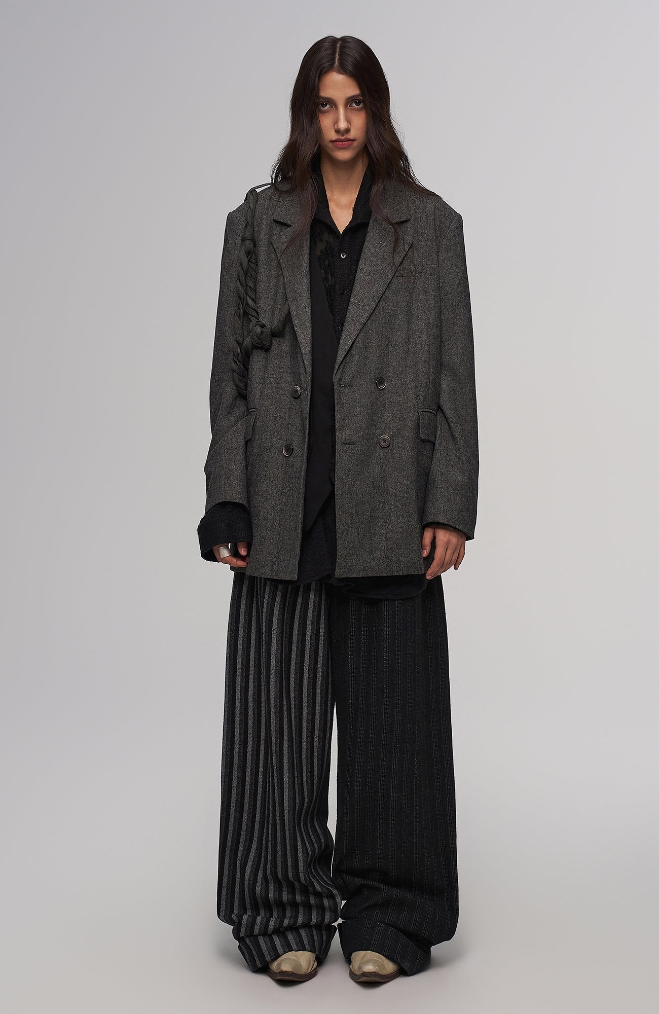 ILNya Nieternite Nifutur Rope Wrap Wool-Blend Suit Jacket-Jacket-S(0) (Preorder)-Free Shipping Leatheretro