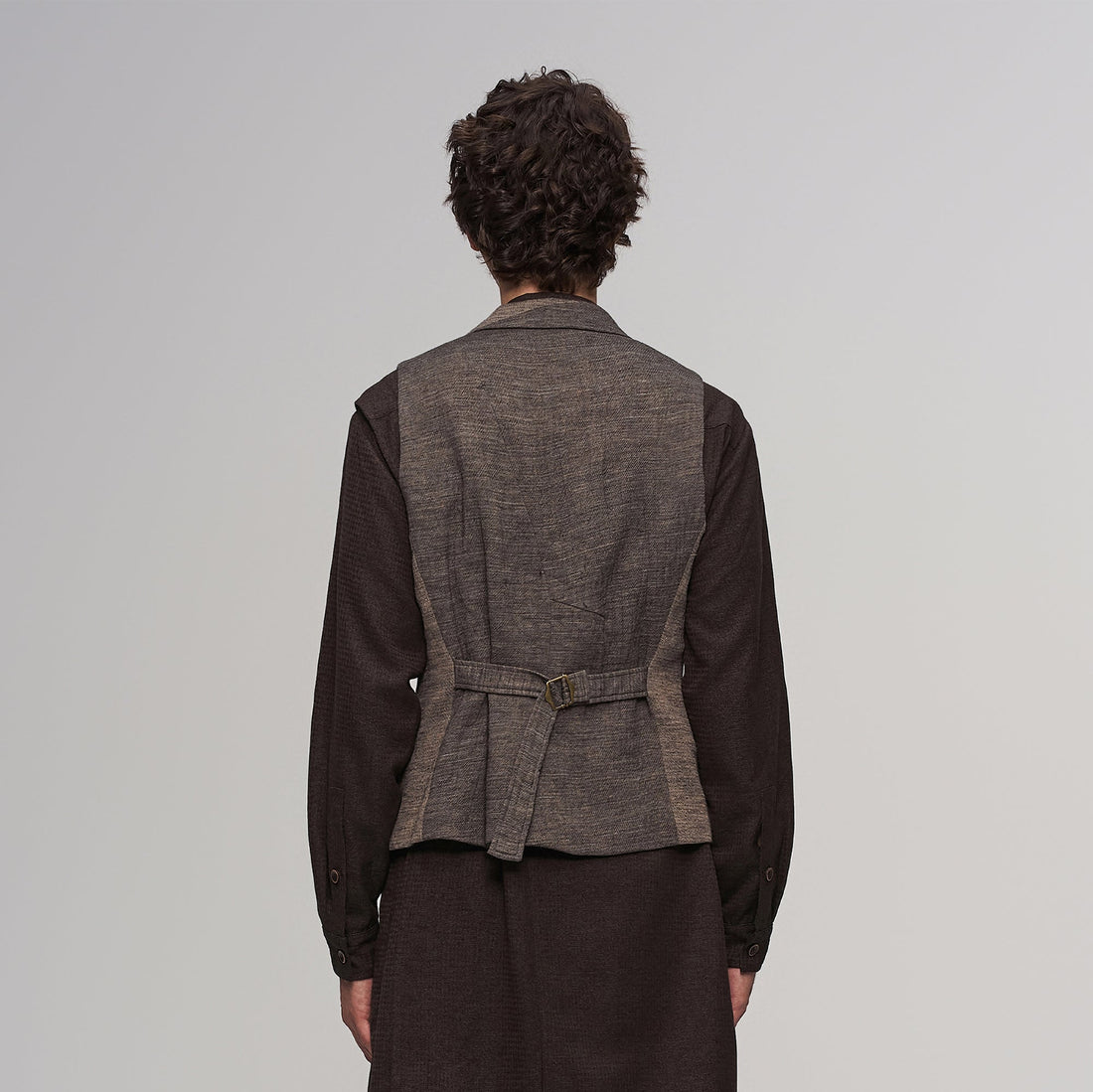 ILNya Nieternite Nifutur Deconstructed Paneled Belted Vest-Vest-S(0)-Free Shipping Leatheretro