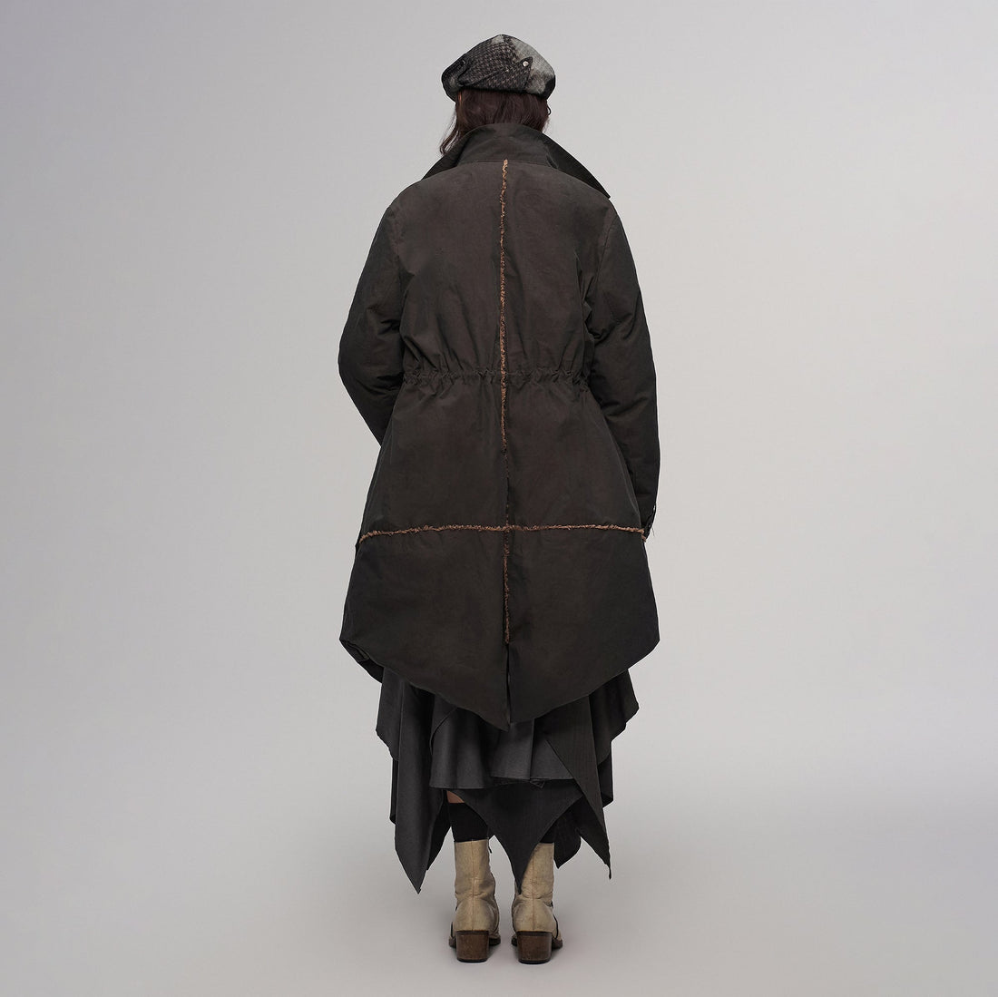 ILNya Nieternite Nifutur Asym Hem Drawcord Down Parka-Jacket-S(0) (Preorder)-Free Shipping Leatheretro