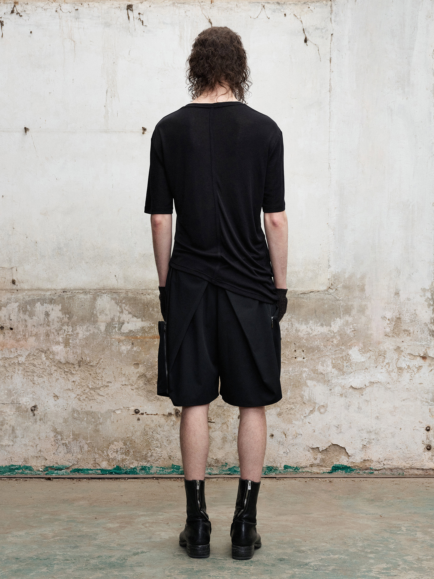 ILNya Nieternite Nifutur Deconstructed Panel Shorts-Shorts-S (0)-Free Shipping Leatheretro