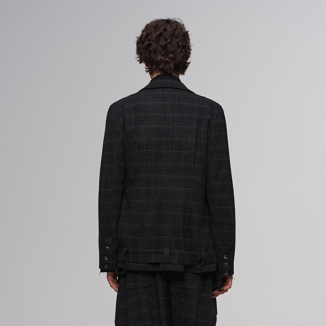 ILNya Nieternite Nifutur Deconstructed Detachable Plaid Blazer-Jacket-S(0) (Preorder)-Free Shipping Leatheretro