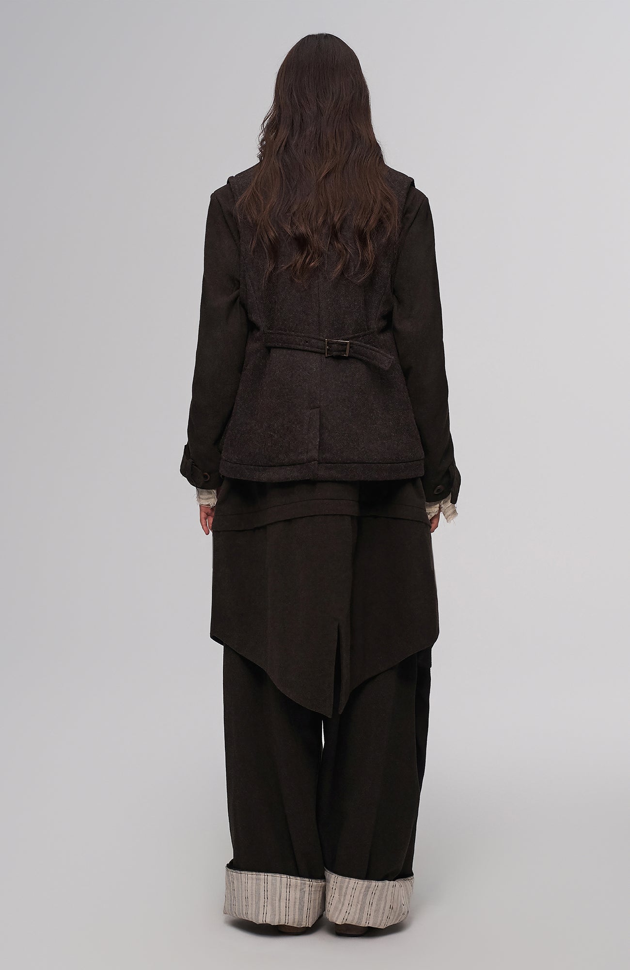 ILNya Nieternite Nifutur Detachable Down-Lined Wool-Blend Modular Parka-Jacket-S(0) (Preorder)-Free Shipping Leatheretro