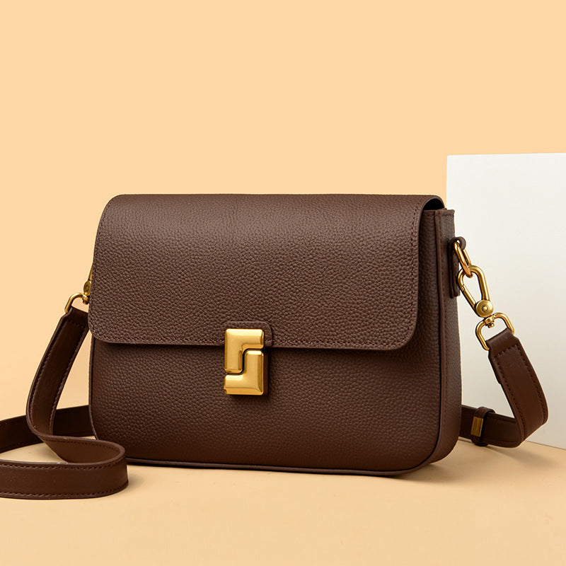 Vintage Inspired Women's Retro Shoulder Bag - Classic Leather Messenger Bags-Shopper Bag-Black-Free Shipping Leatheretro