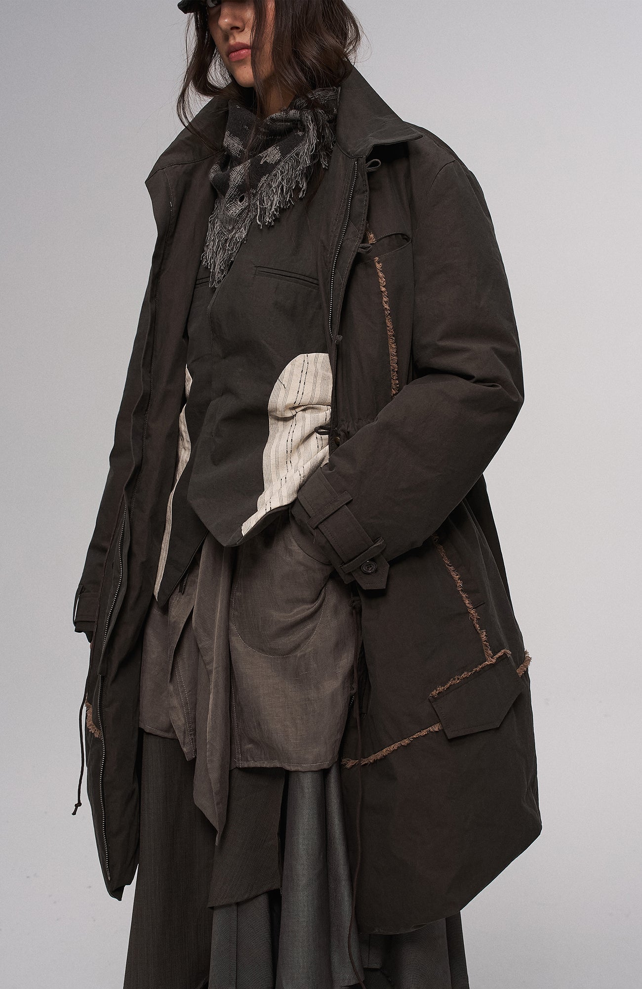 ILNya Nieternite Nifutur Asym Hem Drawcord Down Parka-Jacket-S(0) (Preorder)-Free Shipping Leatheretro