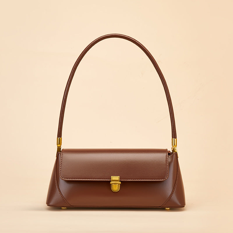 Women Summer French Shoulder Bag - Retro Style Luxury Piece-Shoulder Bag-Brown-Free Shipping Leatheretro