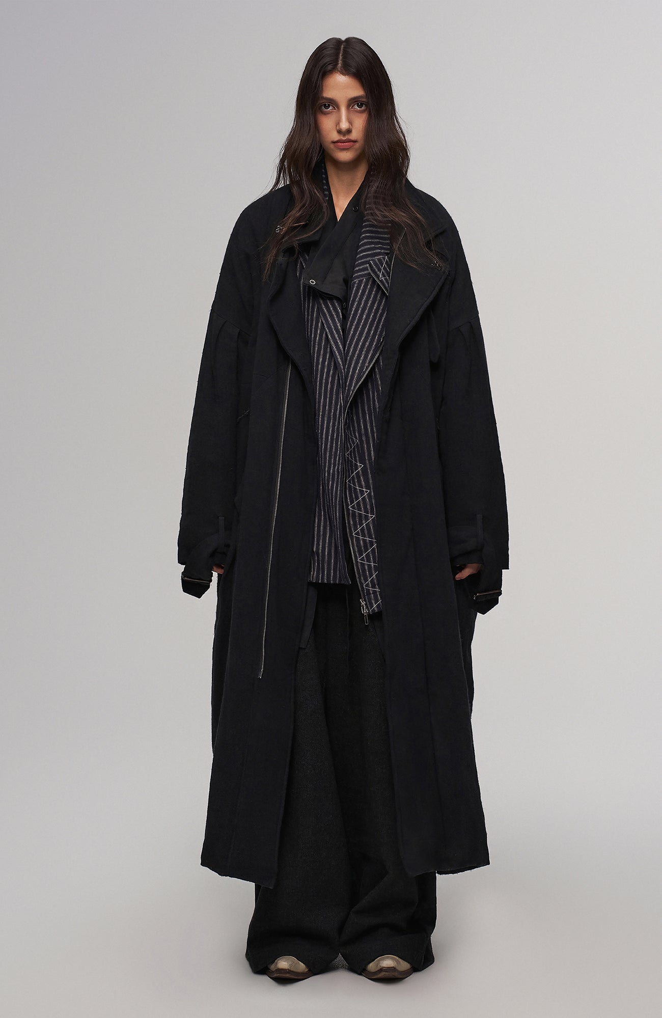 ILNya Nieternite Nifutur Essential Linen-Blend Oversized 3M Coat-Jacket-S(0)-Free Shipping Leatheretro