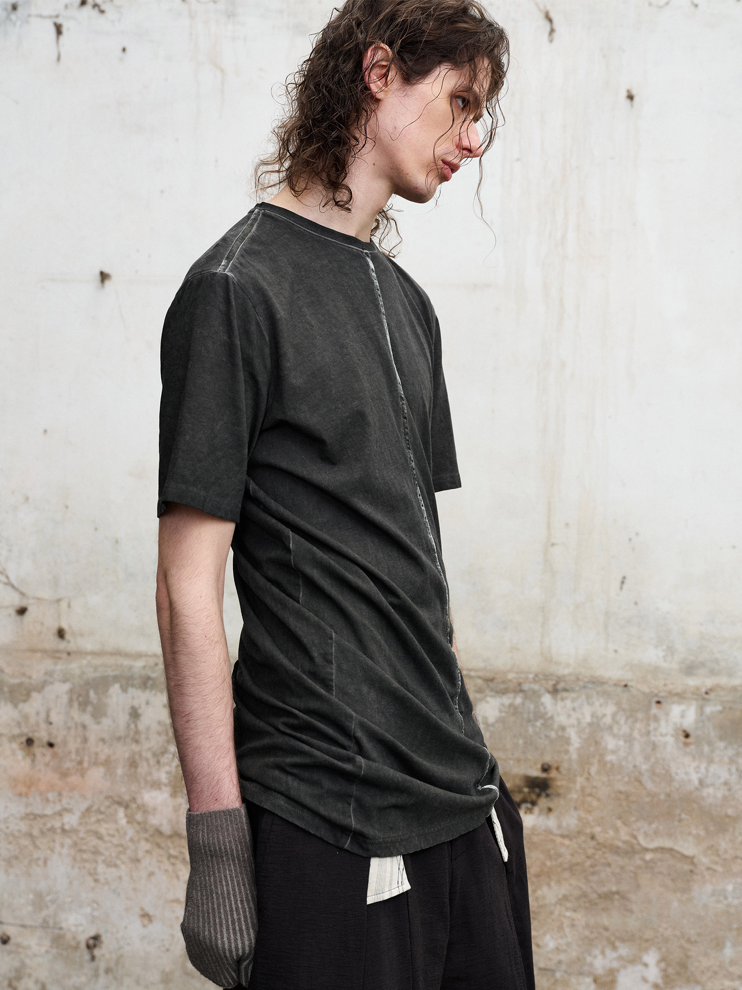ILNya Nieternite Nifutur Washed Spliced T-Shirt-T Shirt-S (0)-Free Shipping Leatheretro