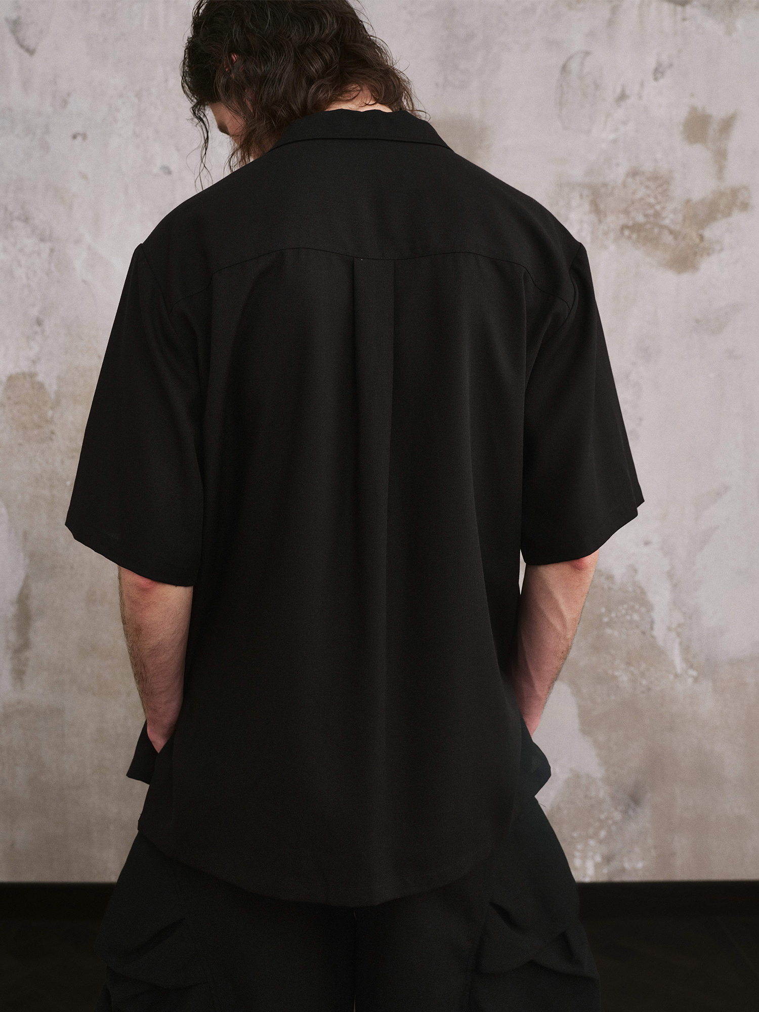 ILNya Nieternite Nifutur Tonal Graphic Cupro Half Shirt-Half shirt-S-Free Shipping Leatheretro