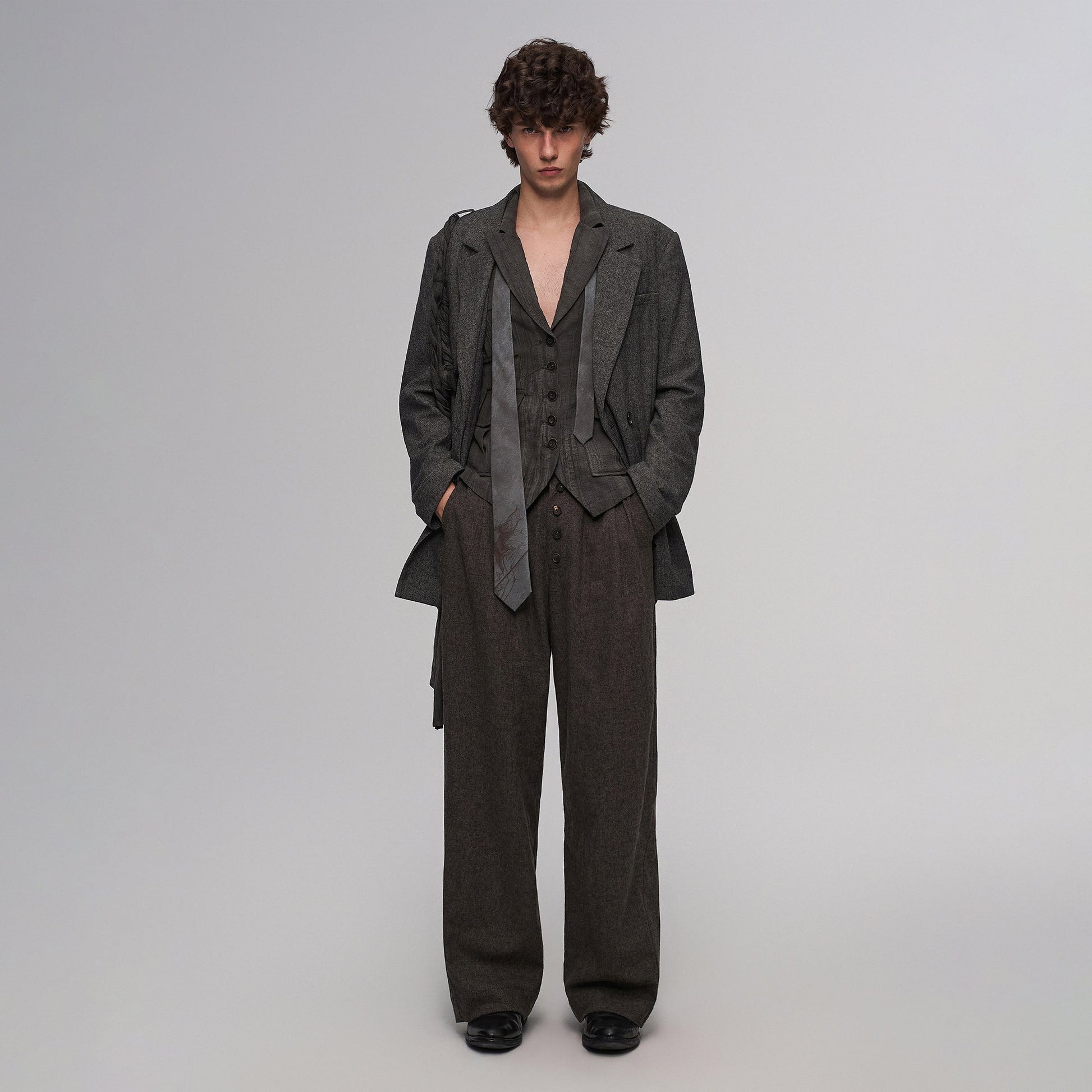 ILNya Nieternite Nifutur Rope Wrap Wool-Blend Suit Jacket-Jacket-S(0) (Preorder)-Free Shipping Leatheretro