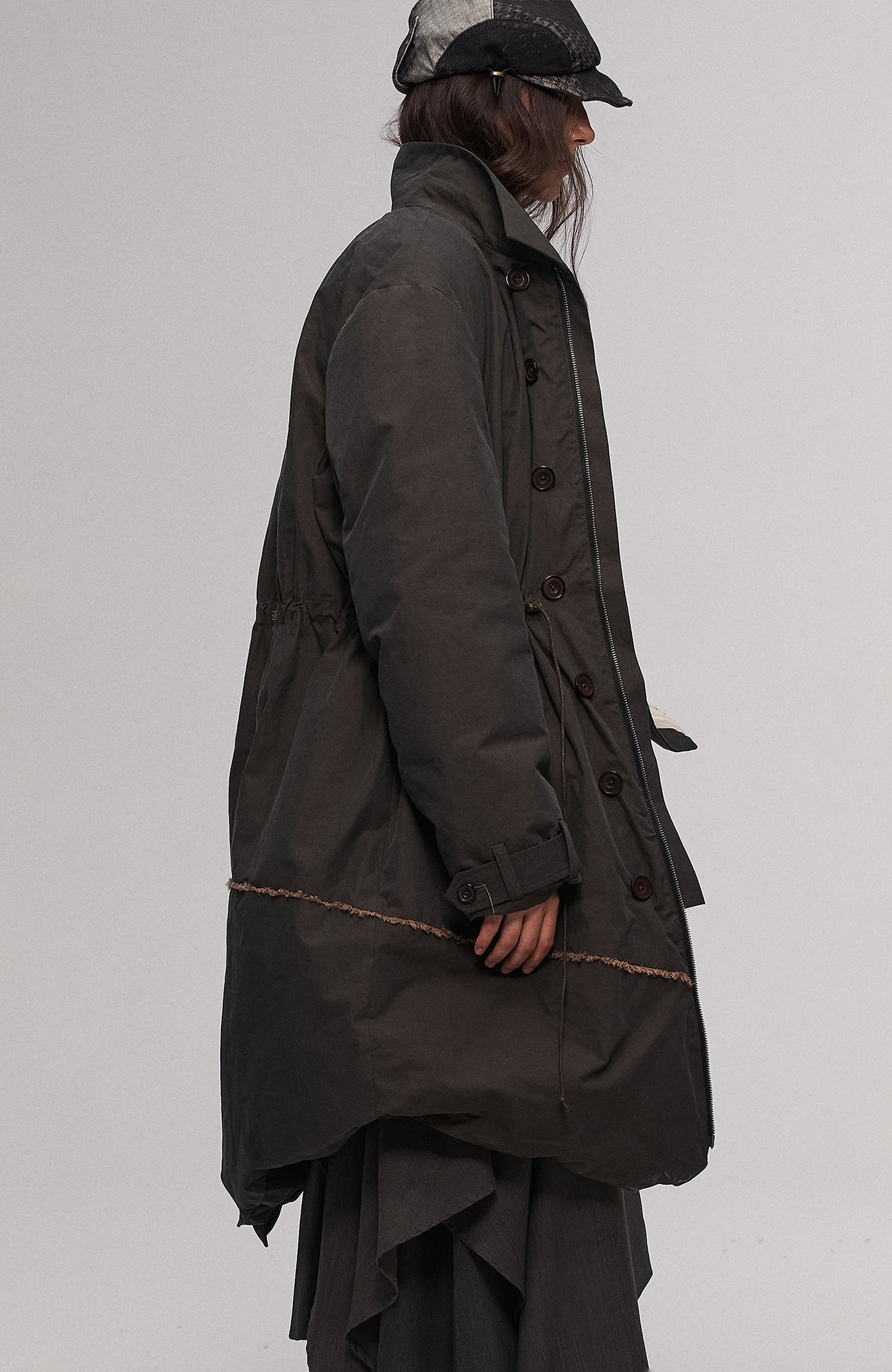 ILNya Nieternite Nifutur Asym Hem Drawcord Down Parka-Jacket-S(0) (Preorder)-Free Shipping Leatheretro