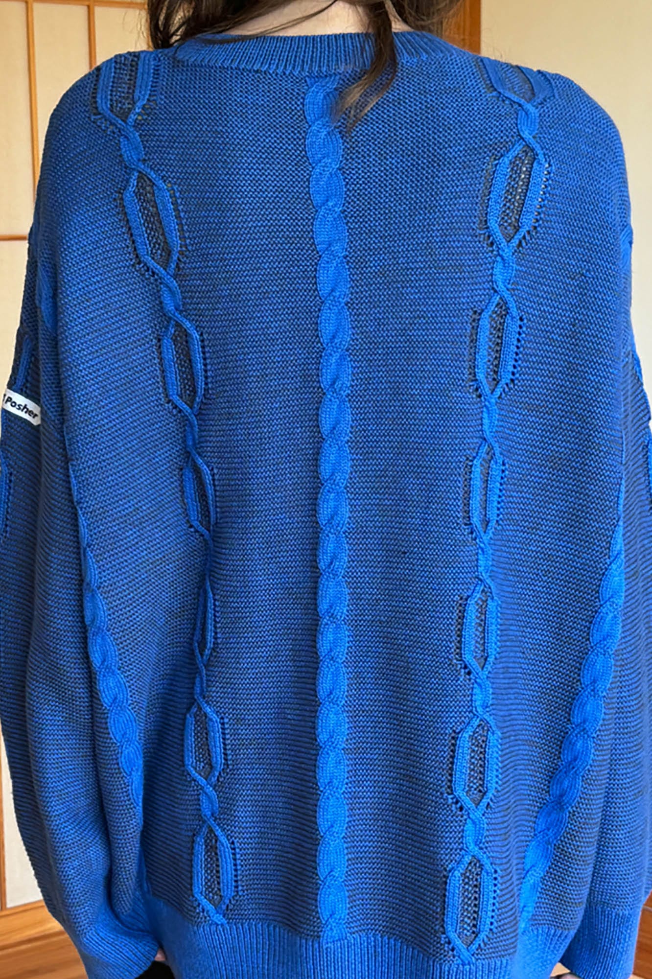 MIICHOUS Helsinki Oversized Cable Sweater-Sweater-S-Red-Free Shipping Leatheretro