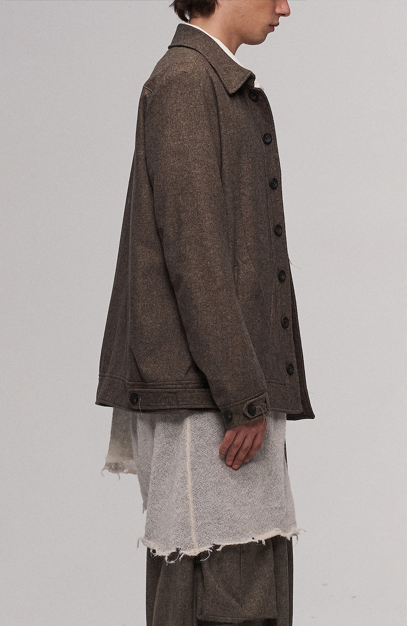 ILNya Nieternite Nifutur Deconstructed Arc Panel Wool Blend Jacket-Jacket-S(0) (Preorder)-Free Shipping Leatheretro