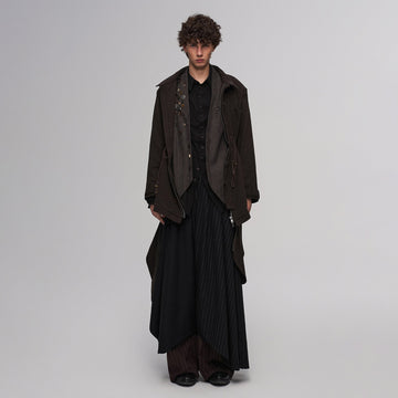 ILNya Nieternite Nifutur Detachable Down-Lined Wool-Blend Modular Parka-Jacket-S(0) (Preorder)-Free Shipping Leatheretro