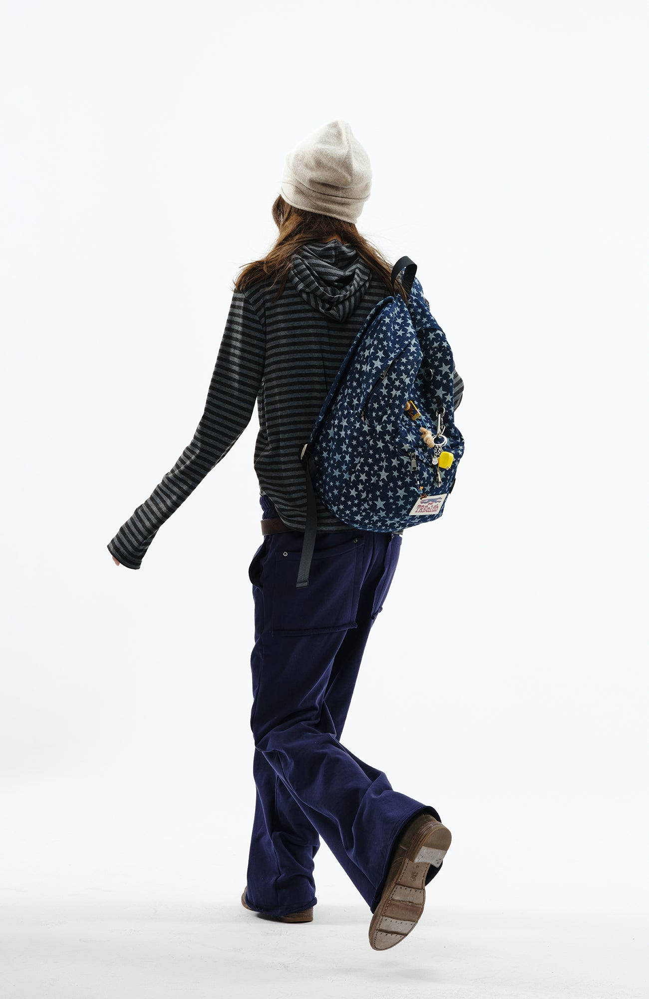 TRECLUB Multi-Eyelet Star Graphic Campus Backpack-Bag-One Size-Free Shipping Leatheretro