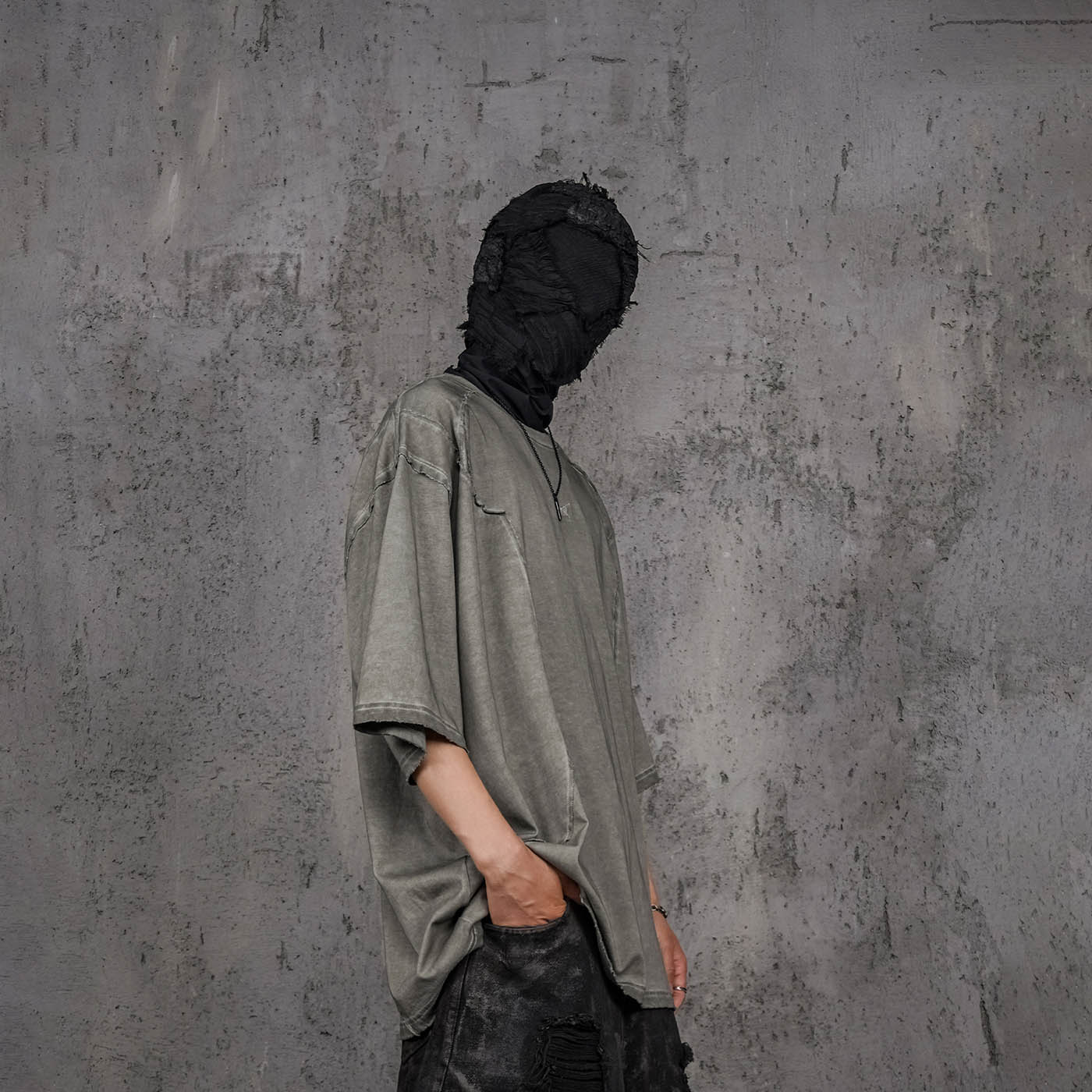 UNDERWATER Wasteland Devil Structure T-Shirt Grey-T Shirt-S-Free Shipping Leatheretro