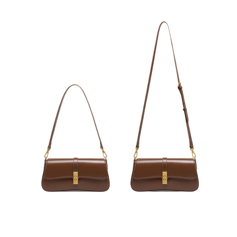 Casual Mini Purse for Everyday Use Fashion Handbag-Handbags-Coffee-Free Shipping Leatheretro