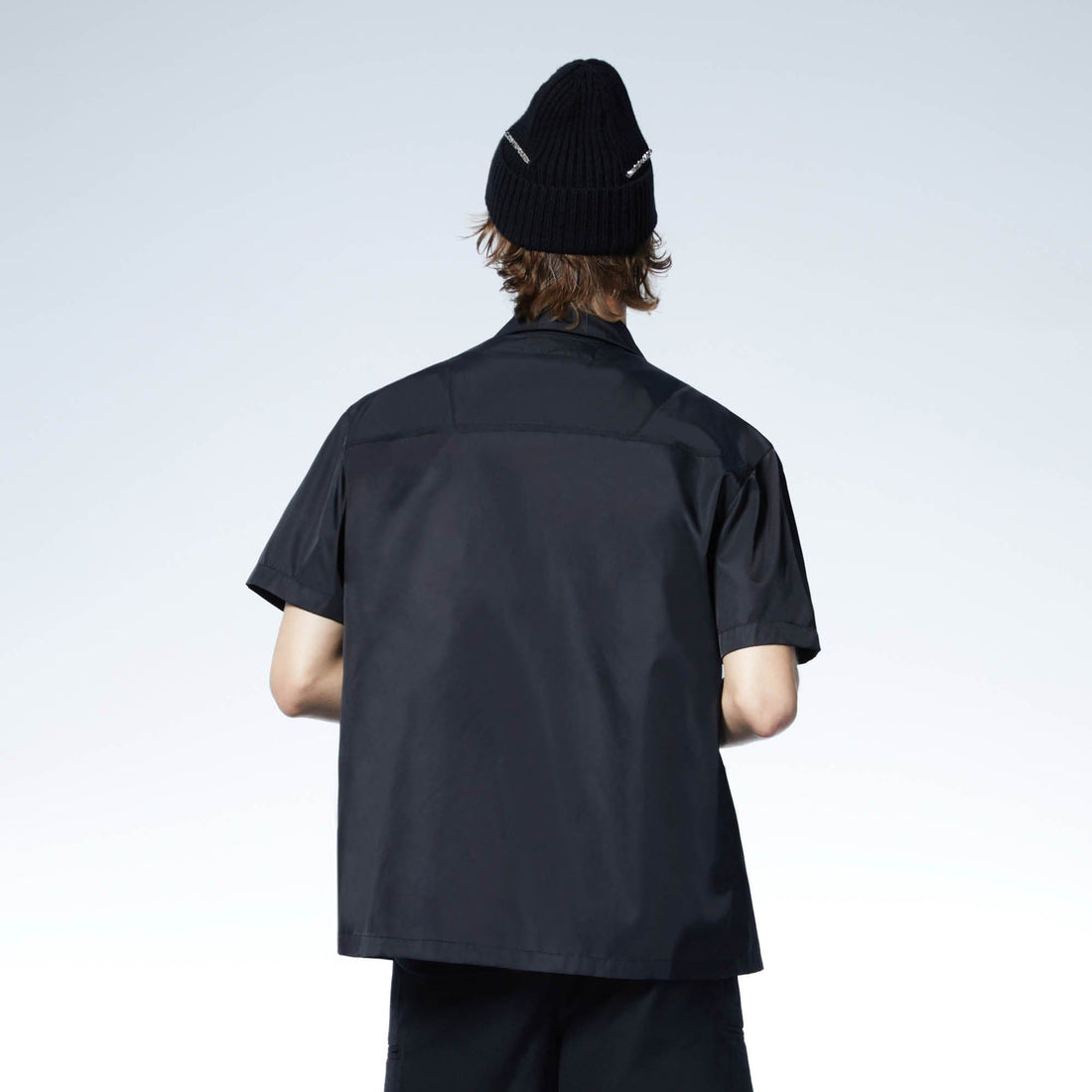 LOSTNFOUND Asymmetrical Zip Glossy Half-Sleeve Shirt-T Shirt-S-Free Shipping Leatheretro