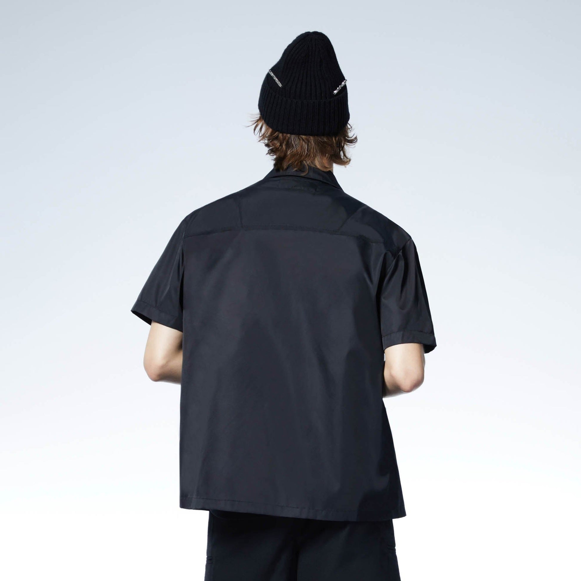 LOSTNFOUND Asymmetrical Zip Glossy Half-Sleeve Shirt-T Shirt-S-Free Shipping Leatheretro