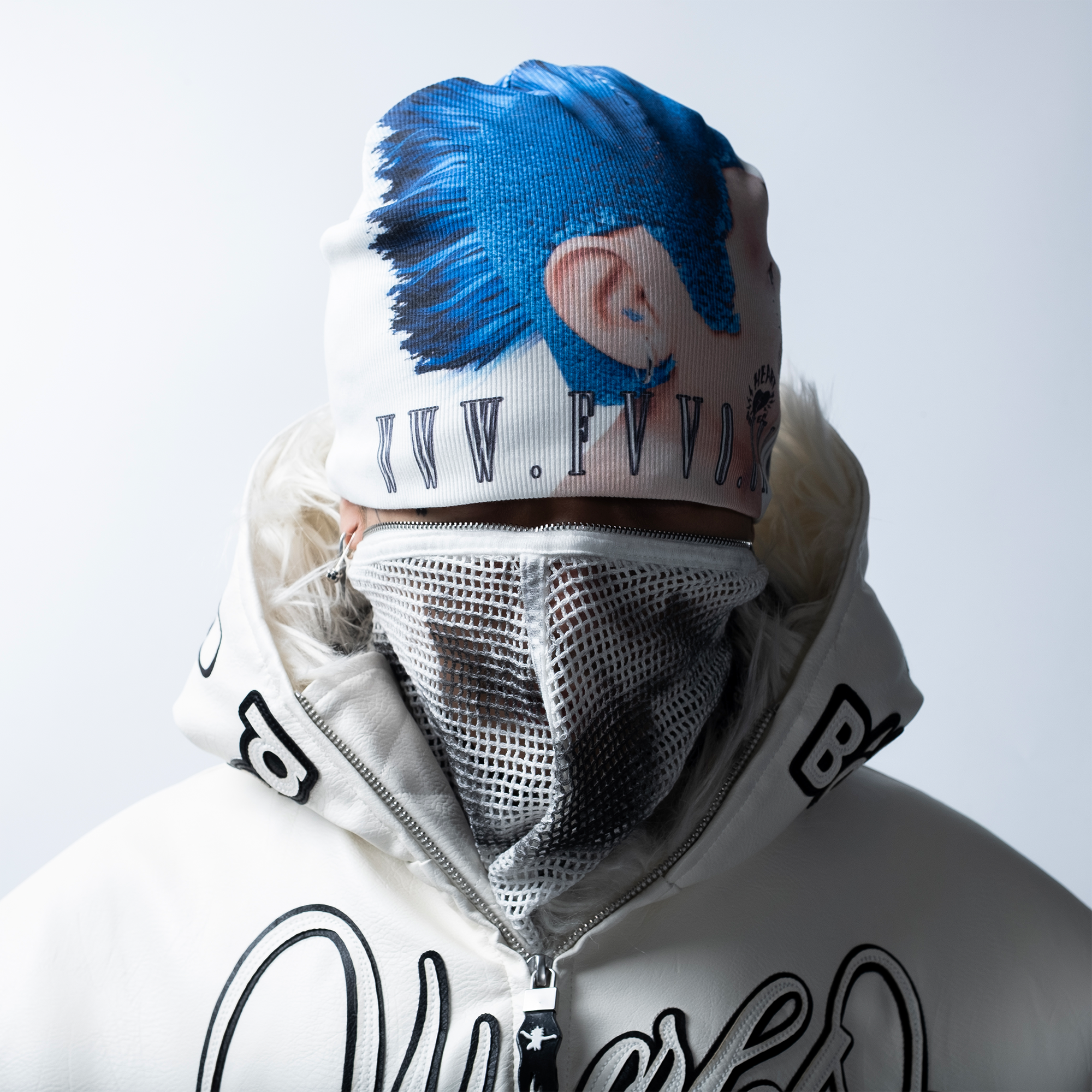 FVVO Graphic Dimension Beanie-Hat, Cap, Beanie-White-Free Shipping Leatheretro