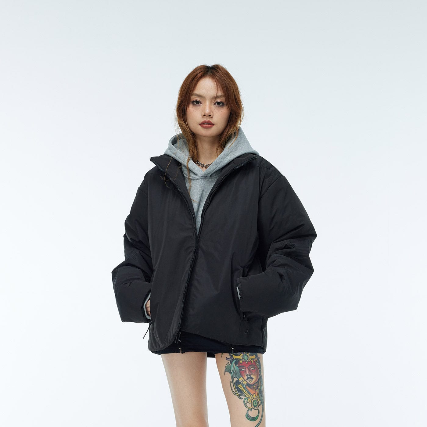 WHISTLEHUNTER Splash-Proof Cotton Padded Jacket-Jacket-S-Free Shipping Leatheretro