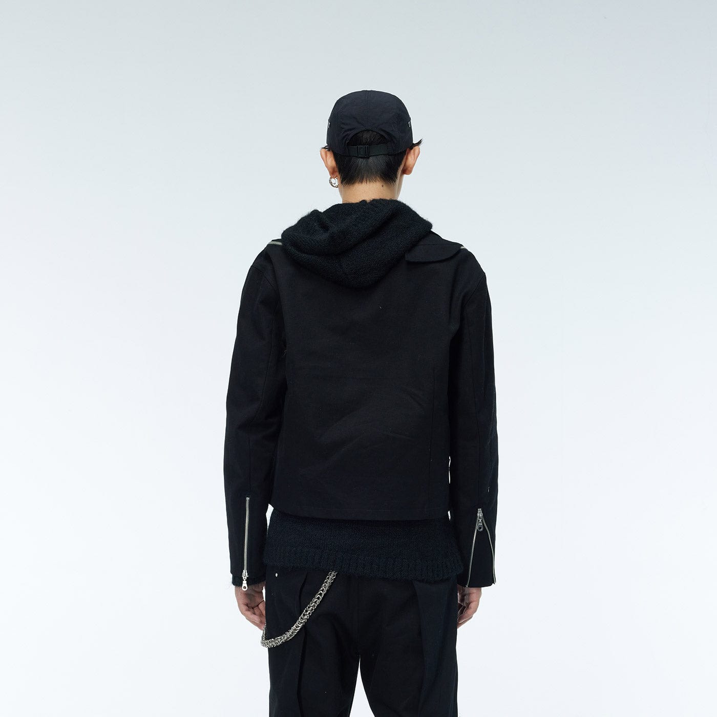 WHISTLEHUNTER Asymmetrical Zippers Jacket-Jacket-S-Khaki-Free Shipping Leatheretro