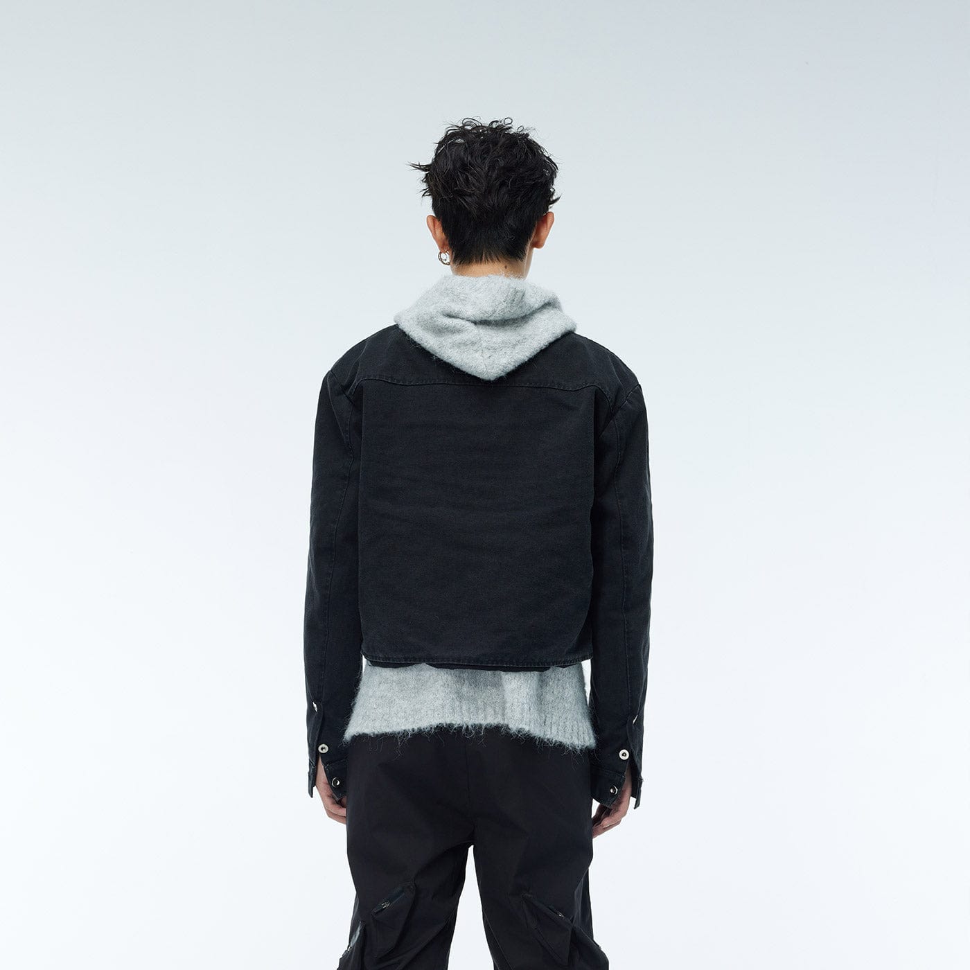 WHISTLEHUNTER Faded Cropped Jacket-Jacket-S-Brown-Free Shipping Leatheretro