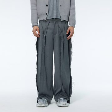 WHISTLEHUNTER Spliced Raw Edge Trousers-Pants-S-Free Shipping Leatheretro