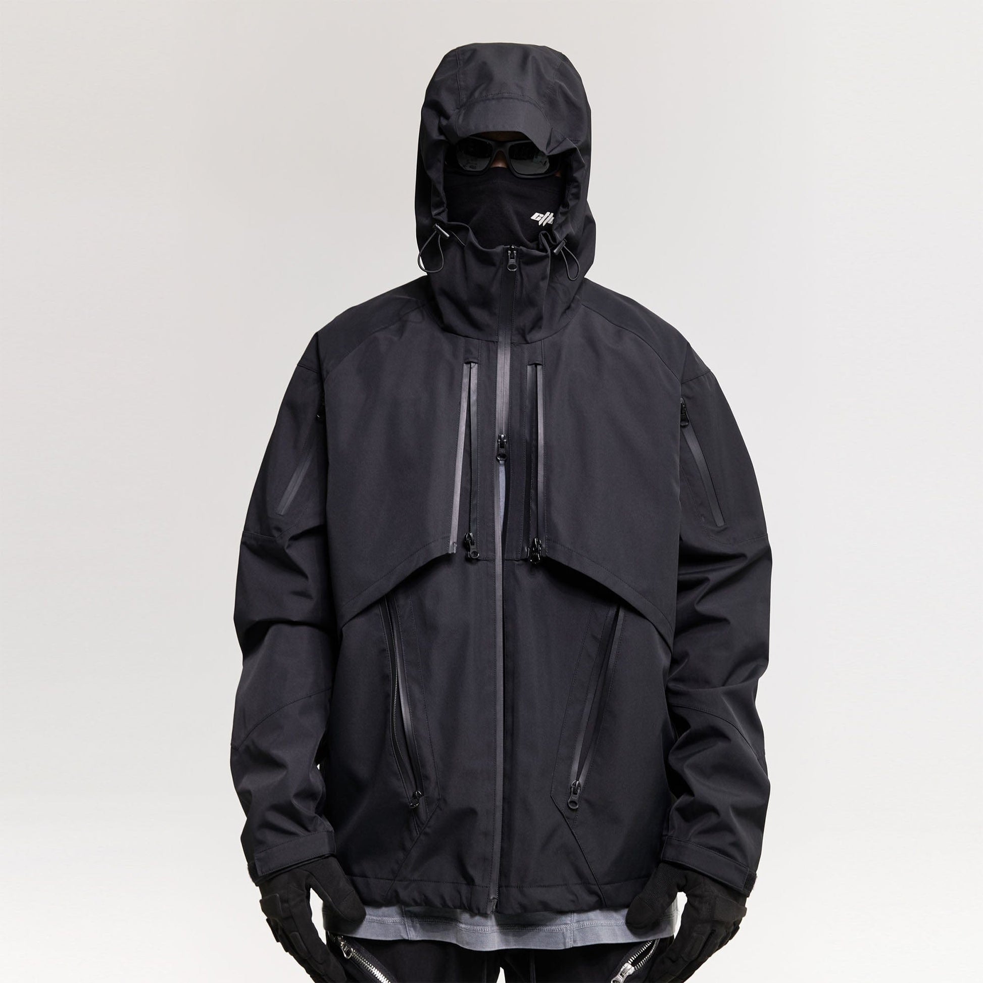 CATSSTAC Layered Multi-Pocket Waterproof Hooded Jacket-Jacket-M-Thin-Free Shipping Leatheretro