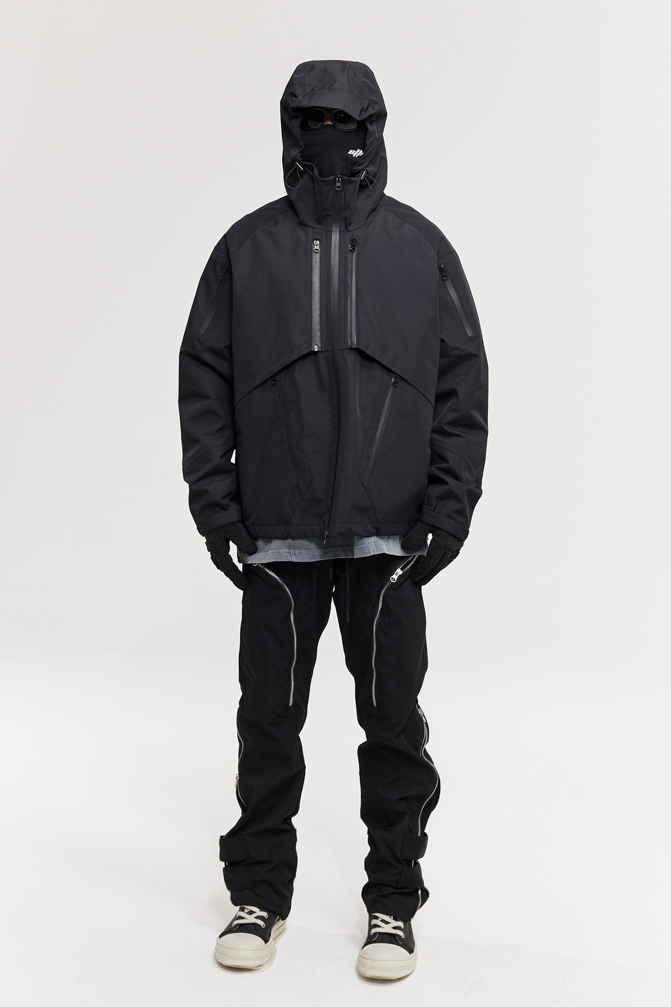 CATSSTAC Layered Multi-Pocket Waterproof Hooded Jacket-Jacket-M-Thin-Free Shipping Leatheretro